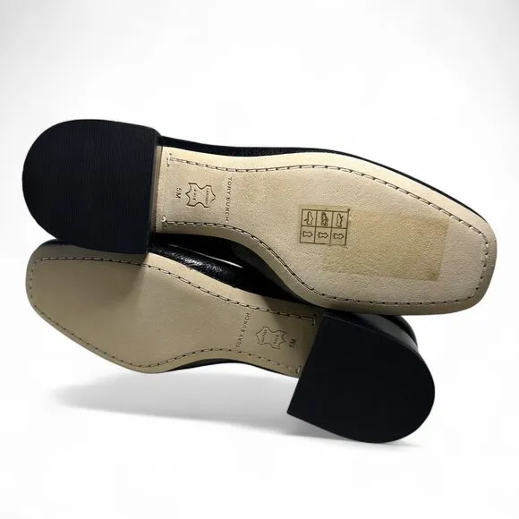 Tory Burch Georgia Pump 35mm Black Leather Size US 5 NEW IN BOX