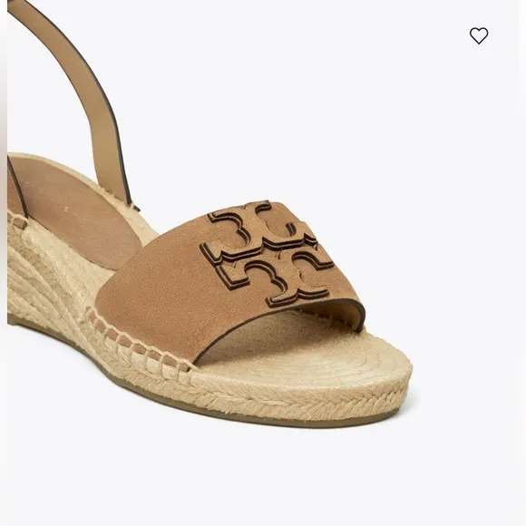 TORY BURCH INES ESPADRILLE WEDGE Sandals,sz.9,5!NEW