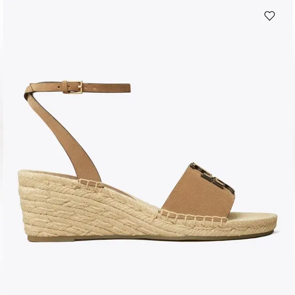 TORY BURCH INES ESPADRILLE WEDGE Sandals,sz.9,5!NEW