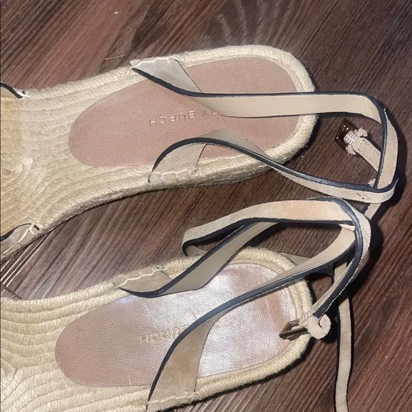 TORY BURCH INES ESPADRILLE WEDGE Sandals,sz.9,5!NEW
