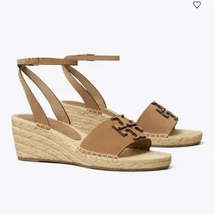 TORY BURCH INES ESPADRILLE WEDGE Sandals,sz.9,5!NEW