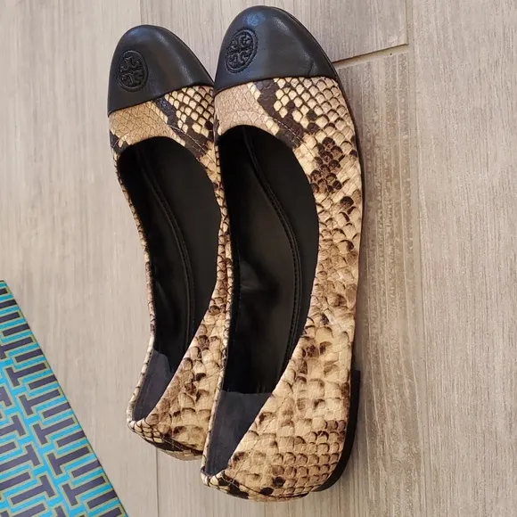 Tory Burch Leather Ballet Flats