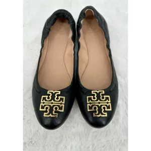Tory Burch Melinda Leather Ballet Flats 8.5