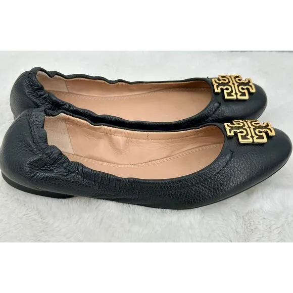 Tory Burch Melinda Leather Ballet Flats 8.5