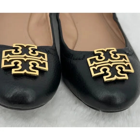 Tory Burch Melinda Leather Ballet Flats 8.5