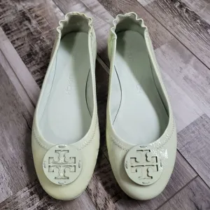 Tory Burch Minnie Travel Ballet Meadow Mist Size 7.5