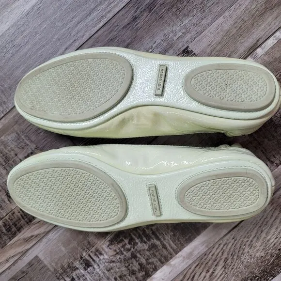 Tory Burch Minnie Travel Ballet Meadow Mist Size 7.5