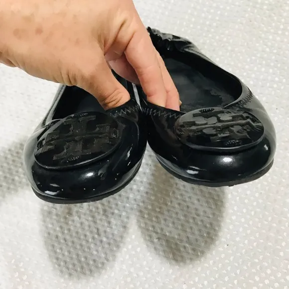 Tory Burch reva patent leather flats