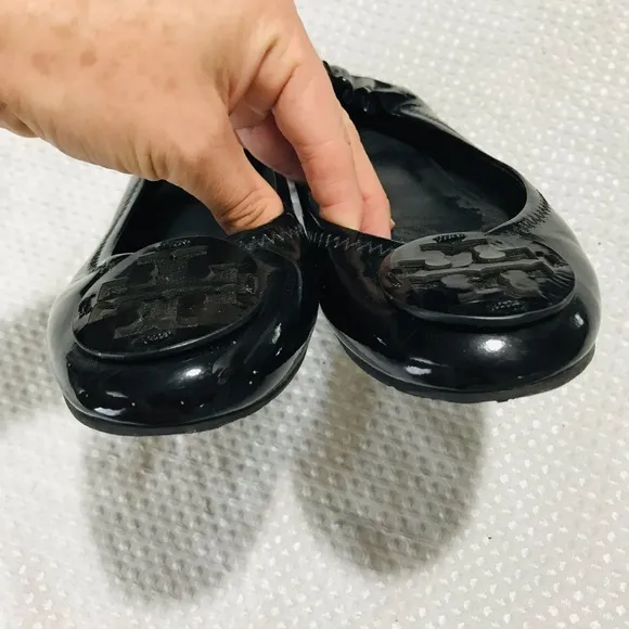 Tory Burch reva patent leather flats