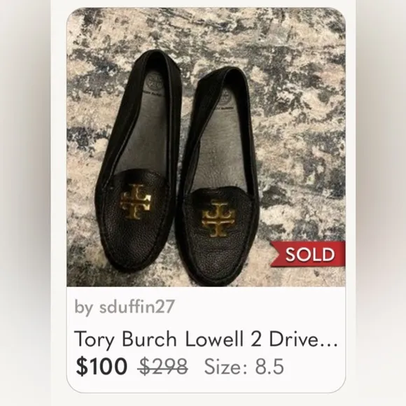 Tory Burch Size 8.5 Brown Slip On Fringe Logo Suede Boho Loafers Moccasins