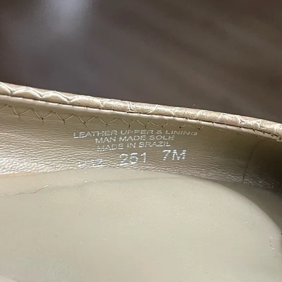 Tory Burch Tan Leather Reva flats size 7M​​​