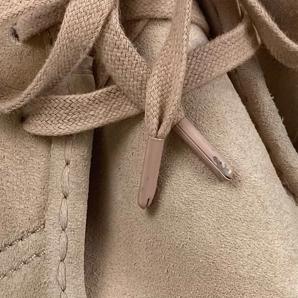 Tory Burch Tory Sport Blush Suede Chukka Trainer Boots Size 10M Lace Up Pink