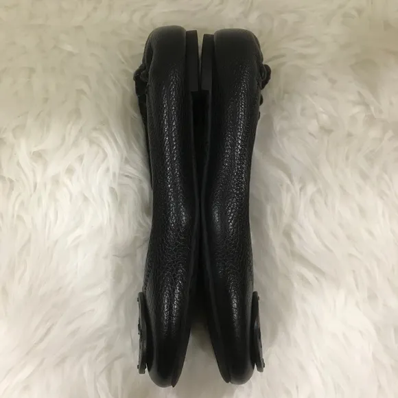 Tory Burch Women’s Reva Leather Flats Size 7.5