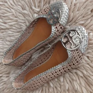 Tory Burch  woven leather flats