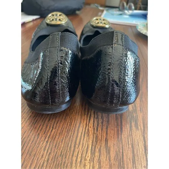 Tory Burch Black Flats (SZ 9)