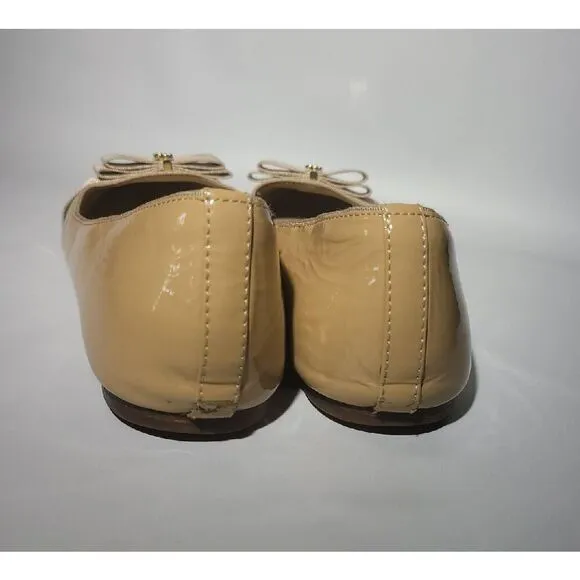 Tory Burch Tan Patient Flats 10.5M