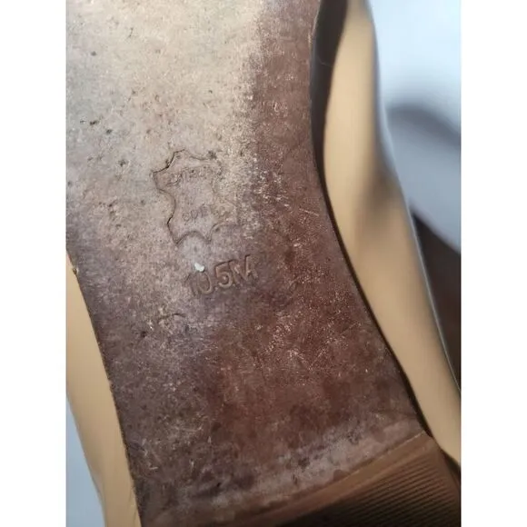 Tory Burch Tan Patient Flats 10.5M