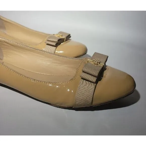 Tory Burch Tan Patient Flats 10.5M