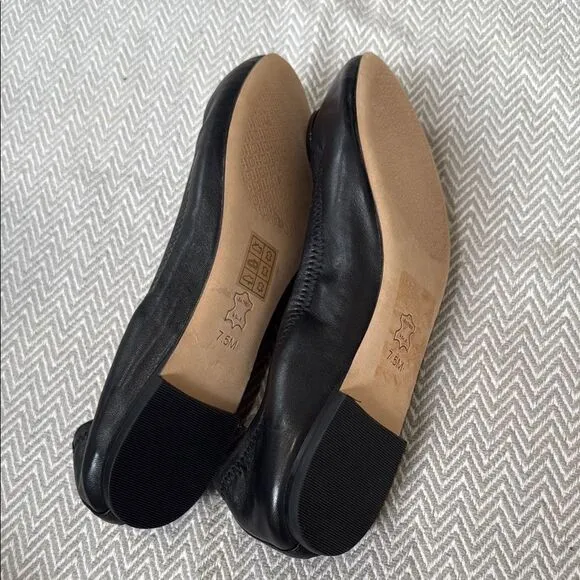 Tory Burch Black Ballet Flats 7.5