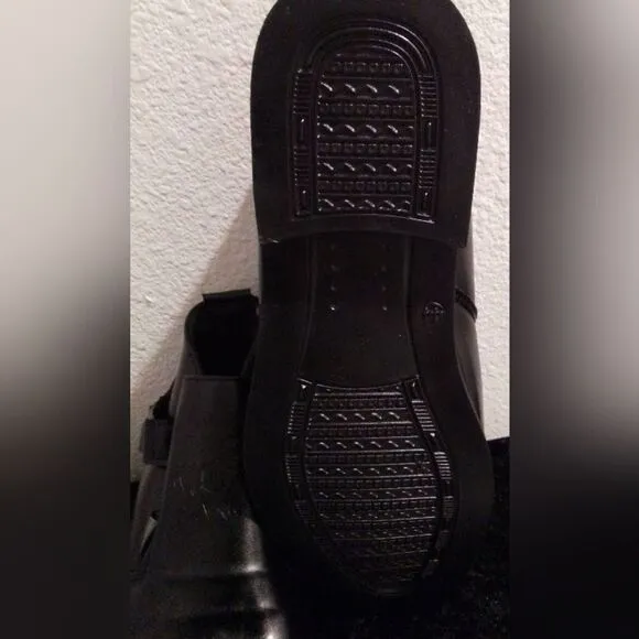 TrendsMen Meigao Black Casual Shoes Dual Zipper Size 44 US 10”