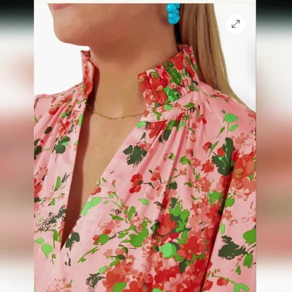 Tuckernuck Peony Meadows Crawford Dress