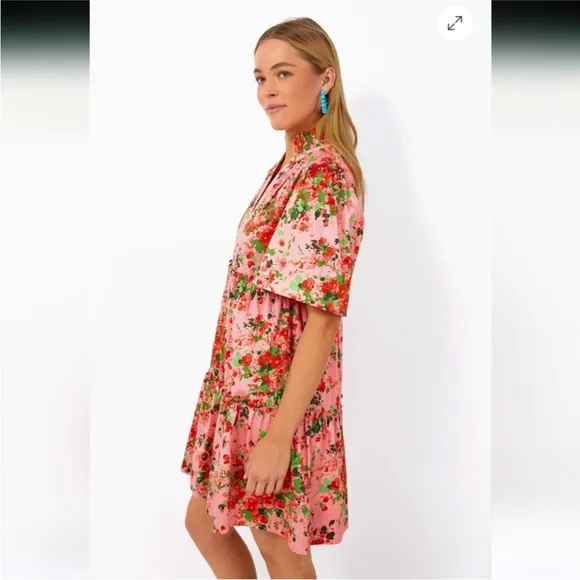 Tuckernuck Peony Meadows Crawford Dress