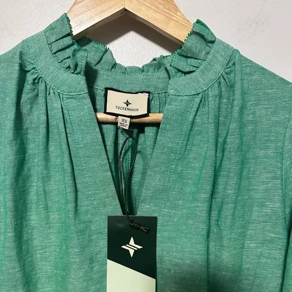 TUCKERNUCK Sea Green Crawford Dress
