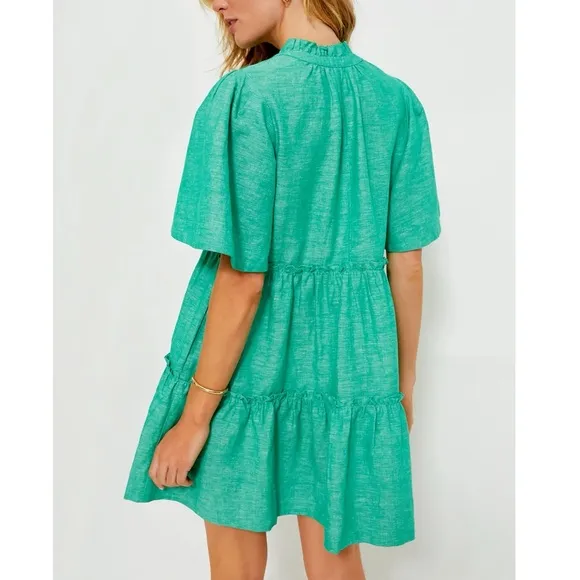TUCKERNUCK Sea Green Crawford Dress