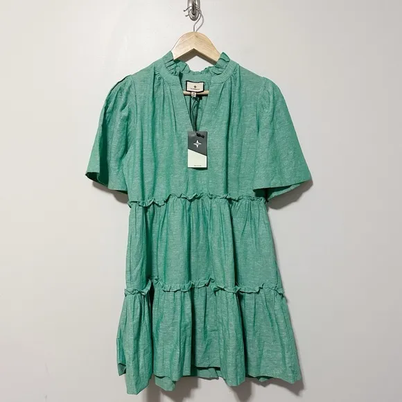 TUCKERNUCK Sea Green Crawford Dress
