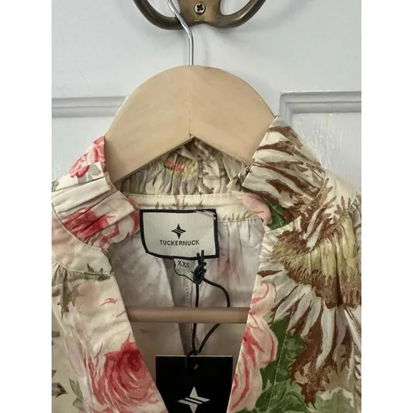 Tuckernuck Sun Faded Floral Crawford Dress NWT Small XXS 2XS