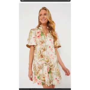 Tuckernuck Sun Faded Floral Crawford Dress NWT Small XXS 2XS