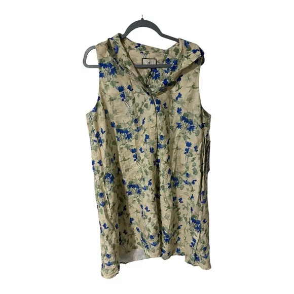 Tuckernuck women’s bellflower blooms sleeveless Charlie dress