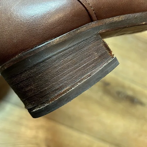 Twenty Two Made in Italy Brown Leather Boots Size 37.5/7.5
