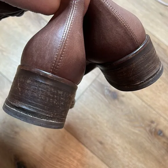 Twenty Two Made in Italy Brown Leather Boots Size 37.5/7.5