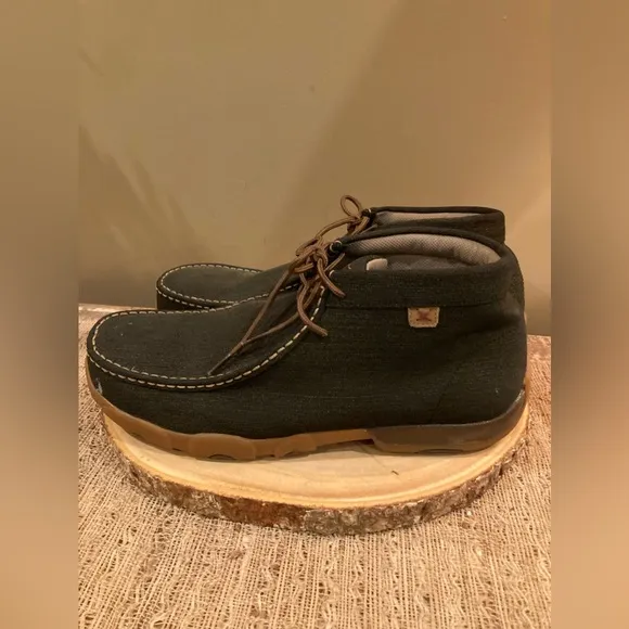 Twisted X Chukka Shoe Mens Driving Moc Rubberized Hybrid Leather Boot 13W