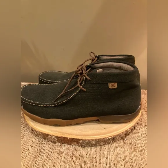 Twisted X Chukka Shoe Mens Driving Moc Rubberized Hybrid Leather Boot 13W