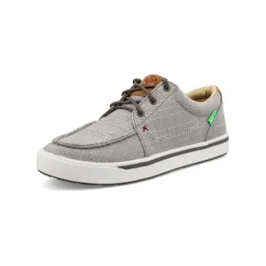 Twisted X® HOOEY Loper Lace Up Boat Shoe | Light Grey | NEW/NWT!!🩶😎