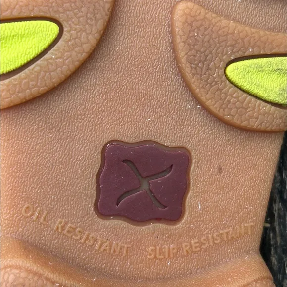 Twisted X Leather Brown Bomber Neon Yellow Driving Moc Boat Shoe MDM0018 Sz 9.5
