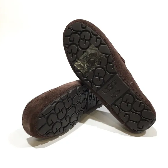 UGG Alder Men’s Driving Moccasins Slip-Ons -Espresso Suede -US 8 -NEW