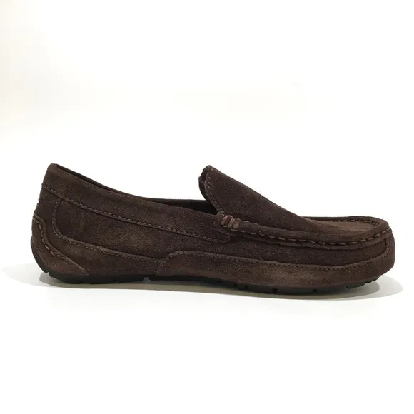UGG Alder Men’s Driving Moccasins Slip-Ons -Espresso Suede -US 8 -NEW