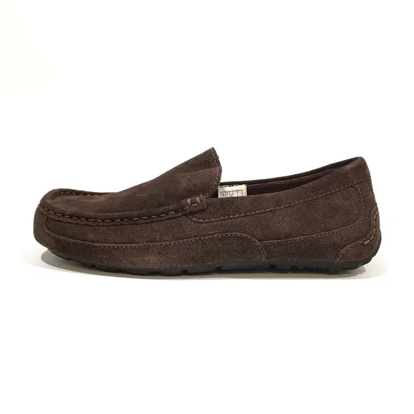 UGG Alder Men’s Driving Moccasins Slip-Ons -Espresso Suede -US 8 -NEW