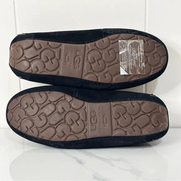 UGG Ansley Black Slip On Moccasins 8