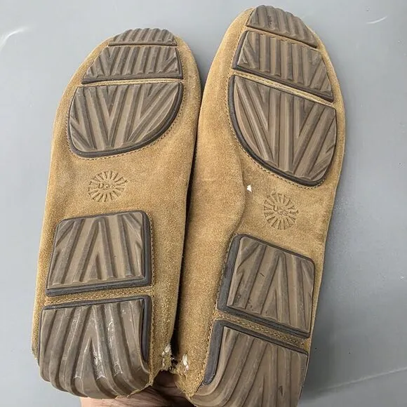 UGG Australia Bel-Air Venetian Moccasins -  Brown Suede Men's 11.5