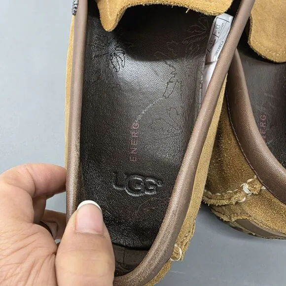 UGG Australia Bel-Air Venetian Moccasins -  Brown Suede Men's 11.5