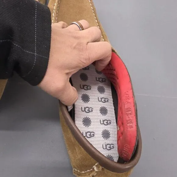 UGG Australia Bel-Air Venetian Moccasins -  Brown Suede Men's 11.5
