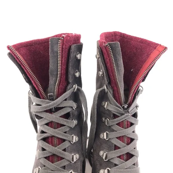 UGG Australia Fabrice High Heel Ankle Boots 8