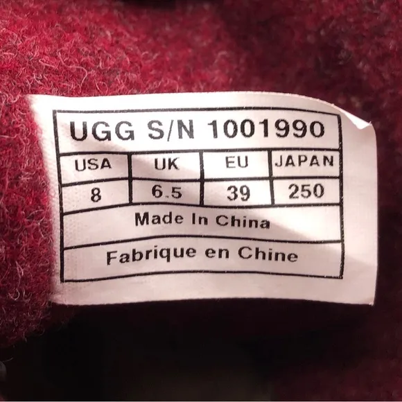 UGG Australia Fabrice High Heel Ankle Boots 8