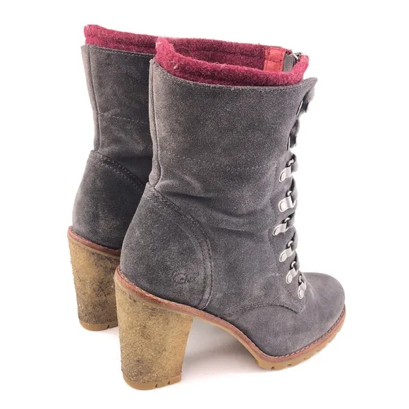 UGG Australia Fabrice High Heel Ankle Boots 8