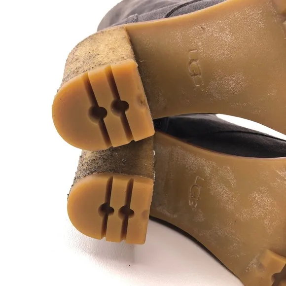 UGG Australia Fabrice High Heel Ankle Boots 8