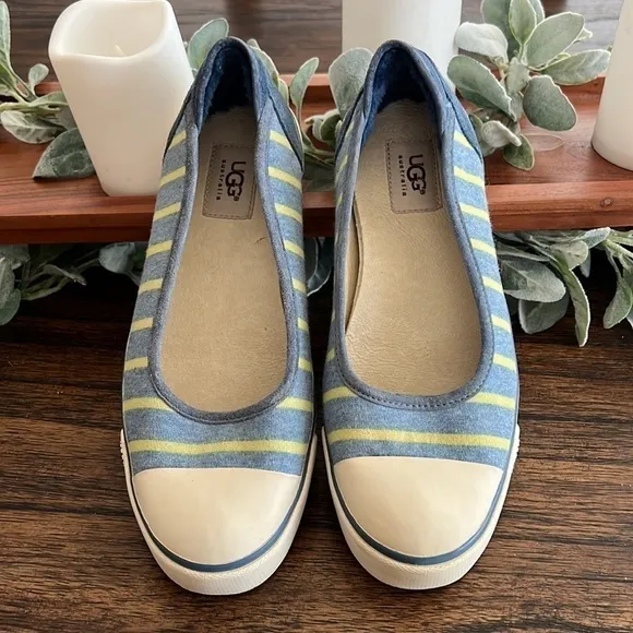 UGG australia Neema Canvas boat sneaker shoe | size 9